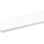 Uchwyt listwowy 3808 Biały Półmat / rozstaw 128 mm Wymiary: - długość: 149 mm - głębokość 32 mm - rozstaw otworów: 128 mm Materiał: profil...
