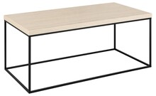 Stolik kawowy BAROSSA 110x55 - beżowy/czarny