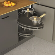 Kosze Cargo Corner Optima ERGO Linia Maxima LEWE 800/450 Grafit - Rejs