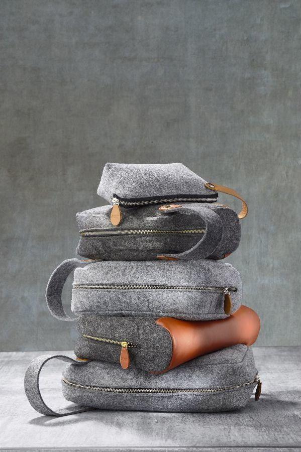 Kosmetyczka Craft 25x15 cm szara