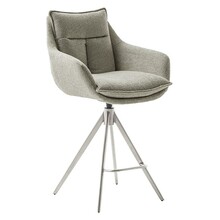Hoker obrotowy PARKER PKTE - cappuccino/stal