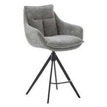 Hoker obrotowy PARKER PKTS - jasny antracyt/czarny