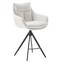 Hoker obrotowy PARKER PKTS - kremowy/czarny