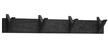 Wieszak poziomy W5-80 / BANTRY Garderoba - czarny mat