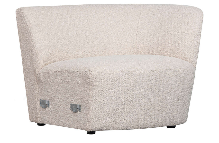 Element prawy sofy COCO - boucle kremowy