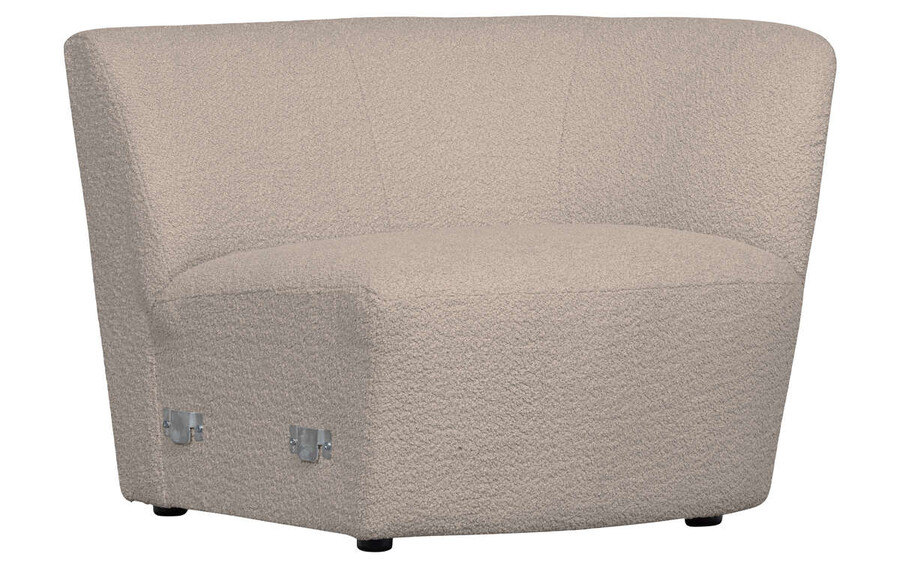 Element prawy sofy COCO - boucle piaskowy