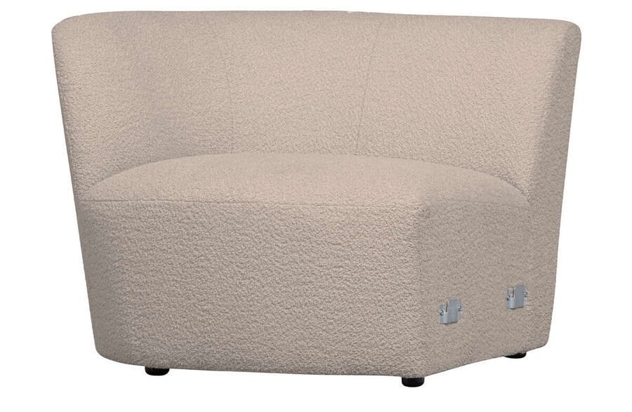 Element lewy sofy COCO - boucle piaskowy