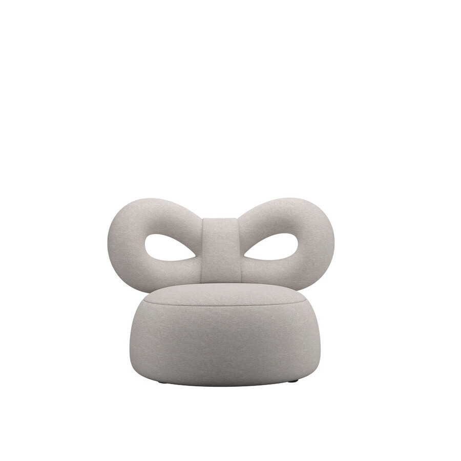 Fotel RIBBON Pugi - jasnoszary