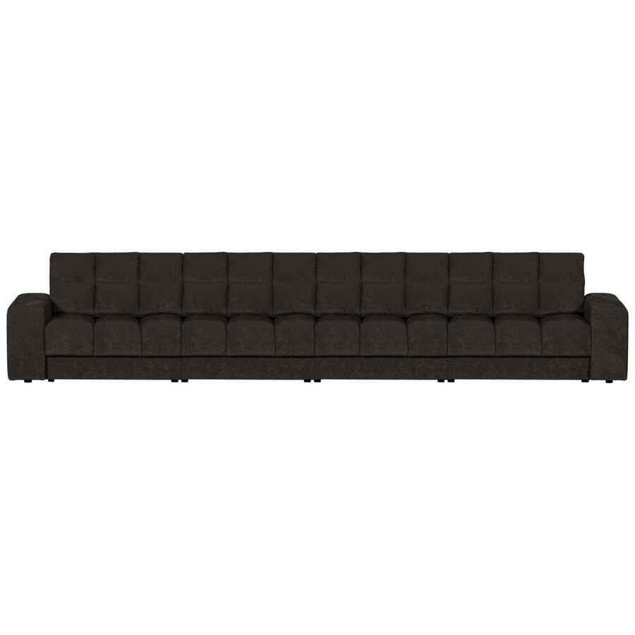 Sofa 4-osobowa SECOND DATE - vintage antracyt