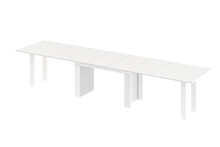 Stół rozkładany MAGRO 170/410x100 - matowy/kaszmir-biały)