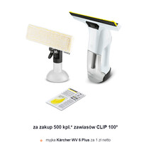 Zawiasy 500kpl Zawiasów Clip 71M2550 + Prowadniki 173L6100 + myjka KARCHER WV 6 Plus akcja promocyjna ZAWIASY 2024 - Blum