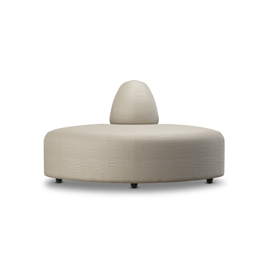 Sofa JAX: element narożny - pure kość słoniowa