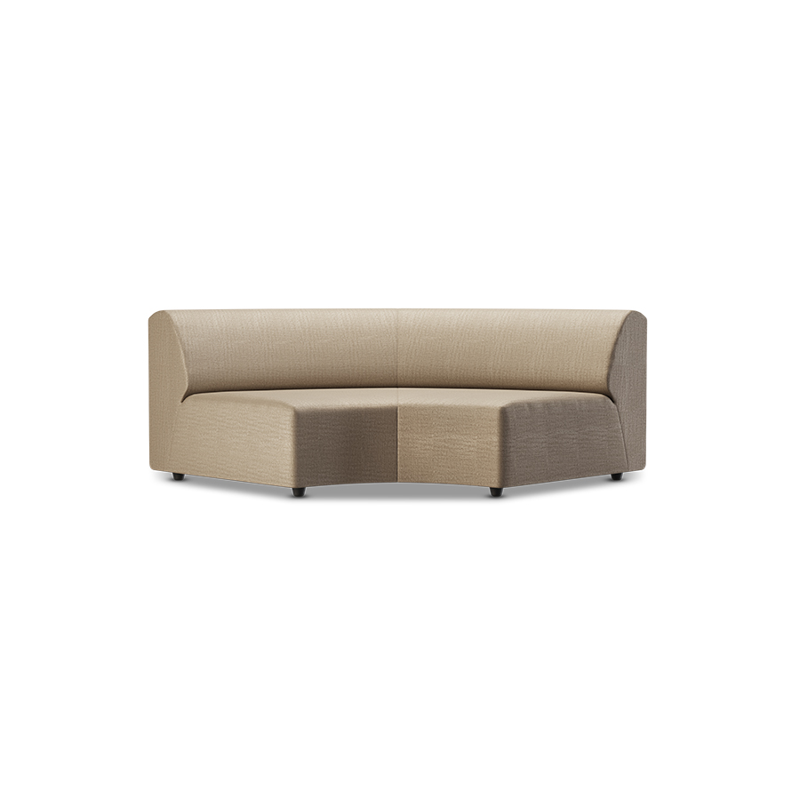 Sofa JAX: element okrągły - pure ziemisty