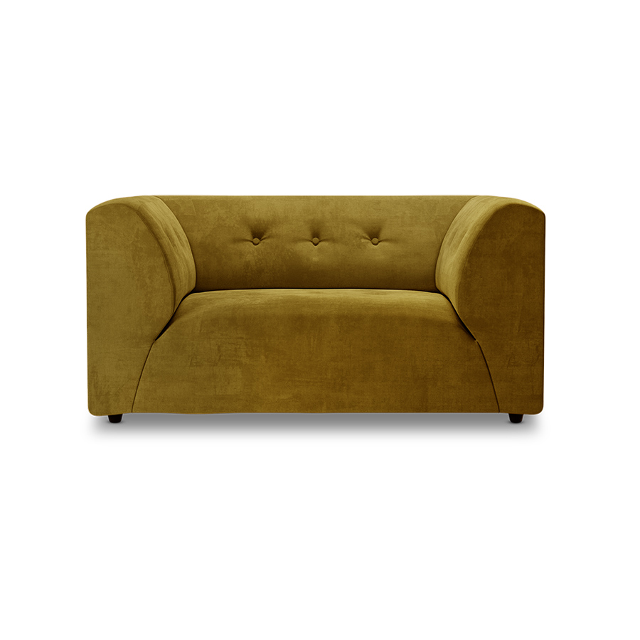 Fotel szeroki VINT - royal velvet oliwkowy