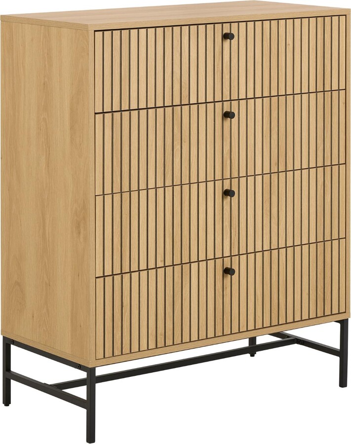 Komoda ALBANY 4 szuflady - dąb