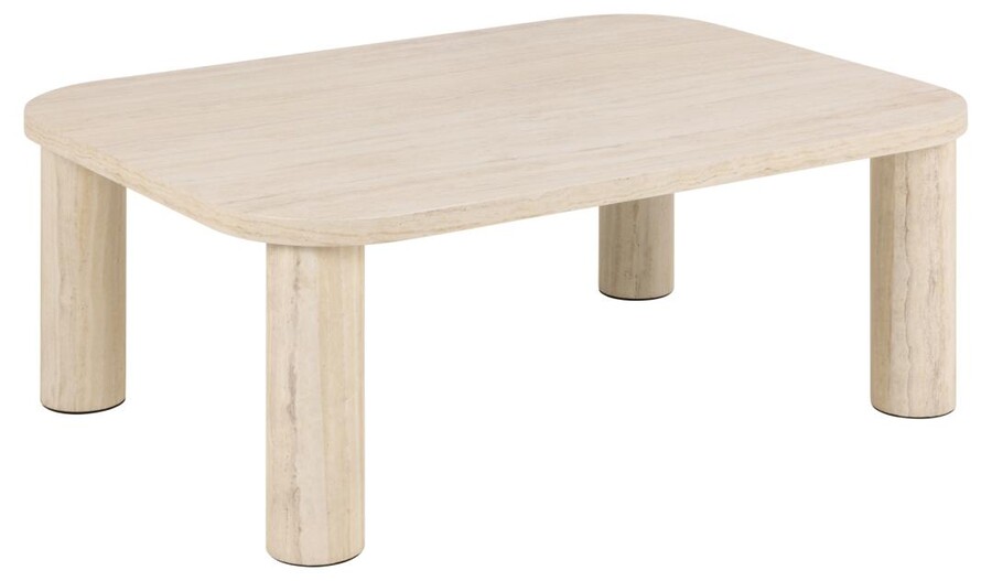 Stolik kawowy SOLANO 100x75 - trawertyn