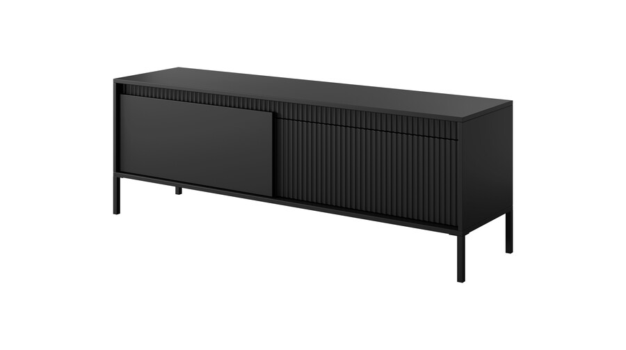 Szafka RTV 2-drzwiowa SENSO D 153 - czarny