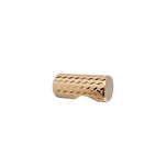 Gałka TRAMA 24191 - mosiądz połysk / fi 15 mm Wymiary: - długość całkowita: 31 mm - średnica fi 15 mm Materiał: metal (stop cynku i aluminium) Kolor...