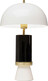 Lampa stołowa JOSY - biały/czarny