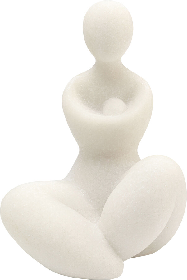 Figurka dekoracyjna SOFT WOMAN - beżowy