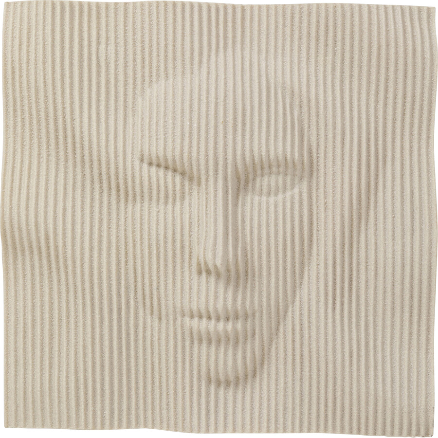 Dekoracja ścienna 3D SOFT FACE 60x60 - beżowy