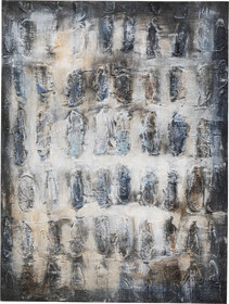 Obraz SHADOWS 90x120 - szary
