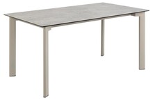 Stół z ceramicznym blatem PALERMO 160x90 - szary