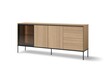 Komoda podświetlana VISSO VI-06 201 cm - dąb linearny