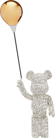 Figurka dekoracyjna BALLOON BEAR 60 - biały/złoty