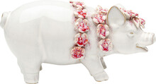 Figurka dekoracyjna HAWAII PIG - biały
