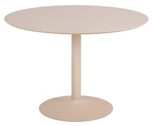 Stół okrągły IBIZA 110 cm - beżowy