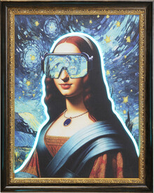 Obraz kolorowy z podświetleniem LED ART LADY 80x100