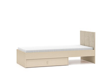 Łóżko z szufladą MEVEL 08 90x200 - beż piaskowy