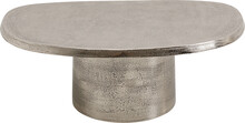 Stolik kawowy z aluminium BOSSY - srebrny