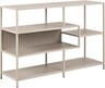 Regał z odwracalnym panelem SEAFORD 78 cm - szary