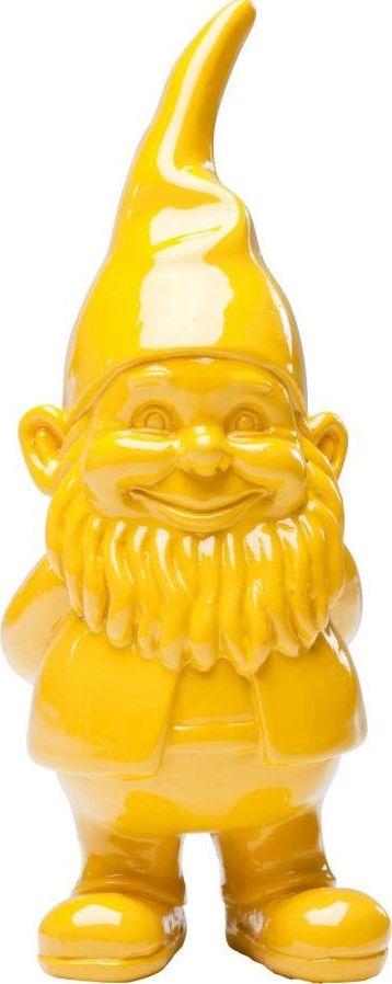 Figurka dekoracyjna GNOME COLORE 11 cm - żółty