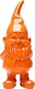 Figurka dekoracyjna GNOME COLORE 11 cm - pomarańczowy