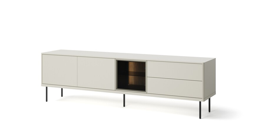 Szafka RTV z oświetleniem EPIRO EP-07 194 cm - kaszmir