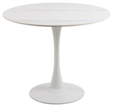 Stół okrągły MALTA 90 cm - biały