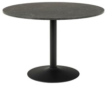 Stół okrągły IBIZA 110 cm - czarny