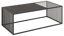 Stolik kawowy STRINGTON 120x60 - czarny