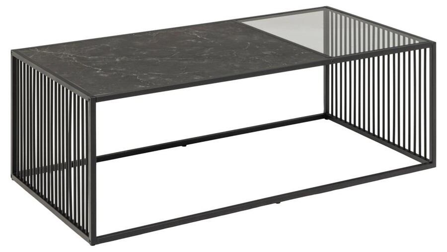 Stolik kawowy STRINGTON 120x60 - czarny
