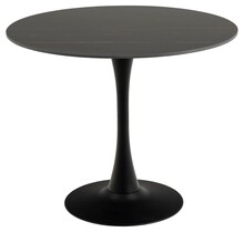 Stół okrągły MALTA 90 cm - czarny