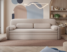 Sofa rozkładana ELIOSS - tkanina Sola 18