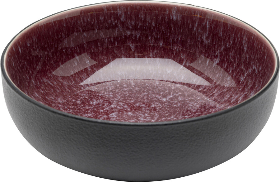 Miska ALISSA 16 cm 600 ml - czerwony/czarny