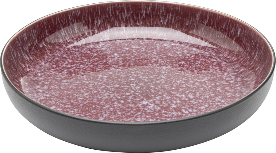 Miska ALISSA 23 cm 600 ml - czerwony/czarny