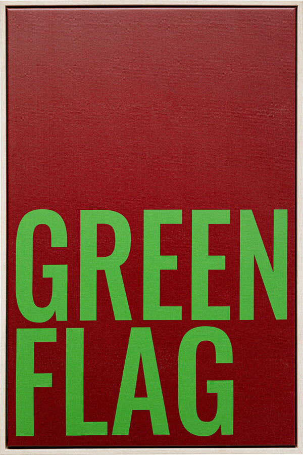 Obraz GREEN FLAG 40x60