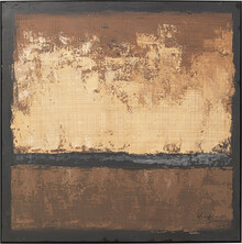 Obraz Silence brązowy 120x120cm