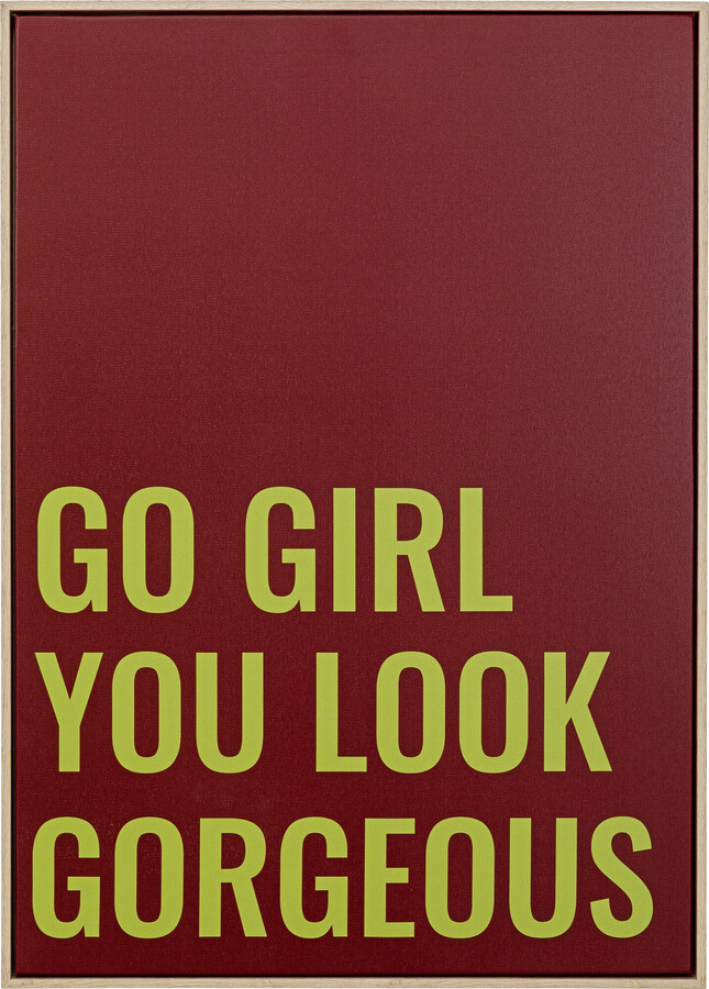 Framed Picture Go Girl 50x70cm