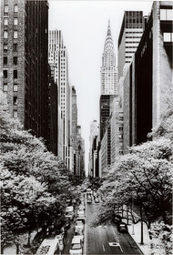 Glass Picture Streets Of NY 120x80cm